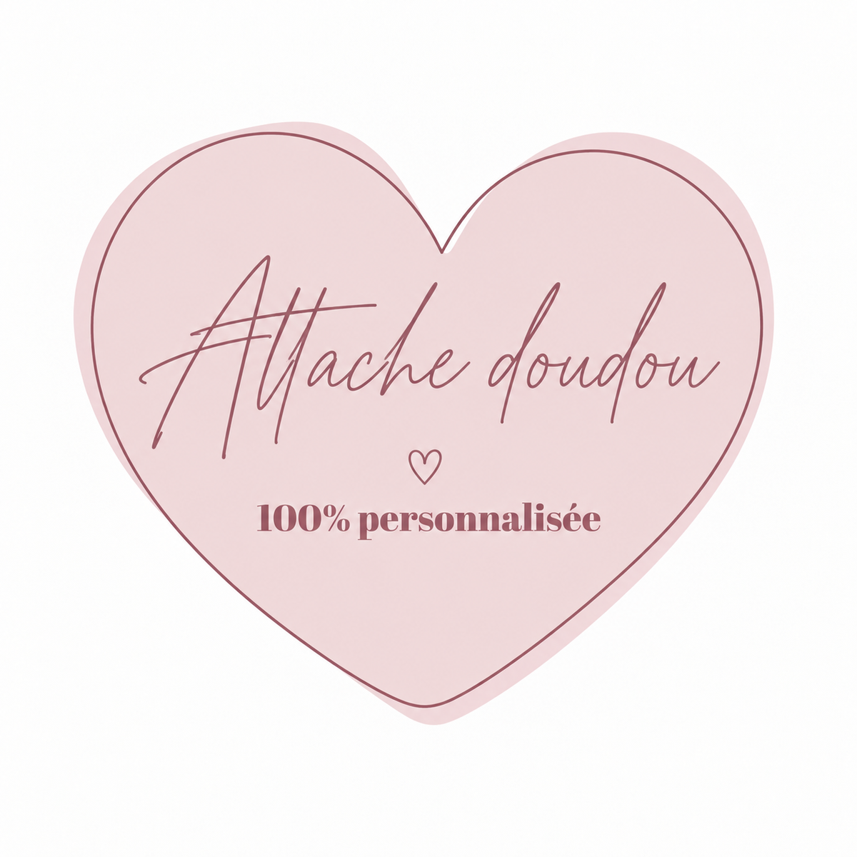 Attache doudou 100% personnalisé
